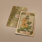 Botanica Oculta tarot card close-up with botanical illustration DESTINY