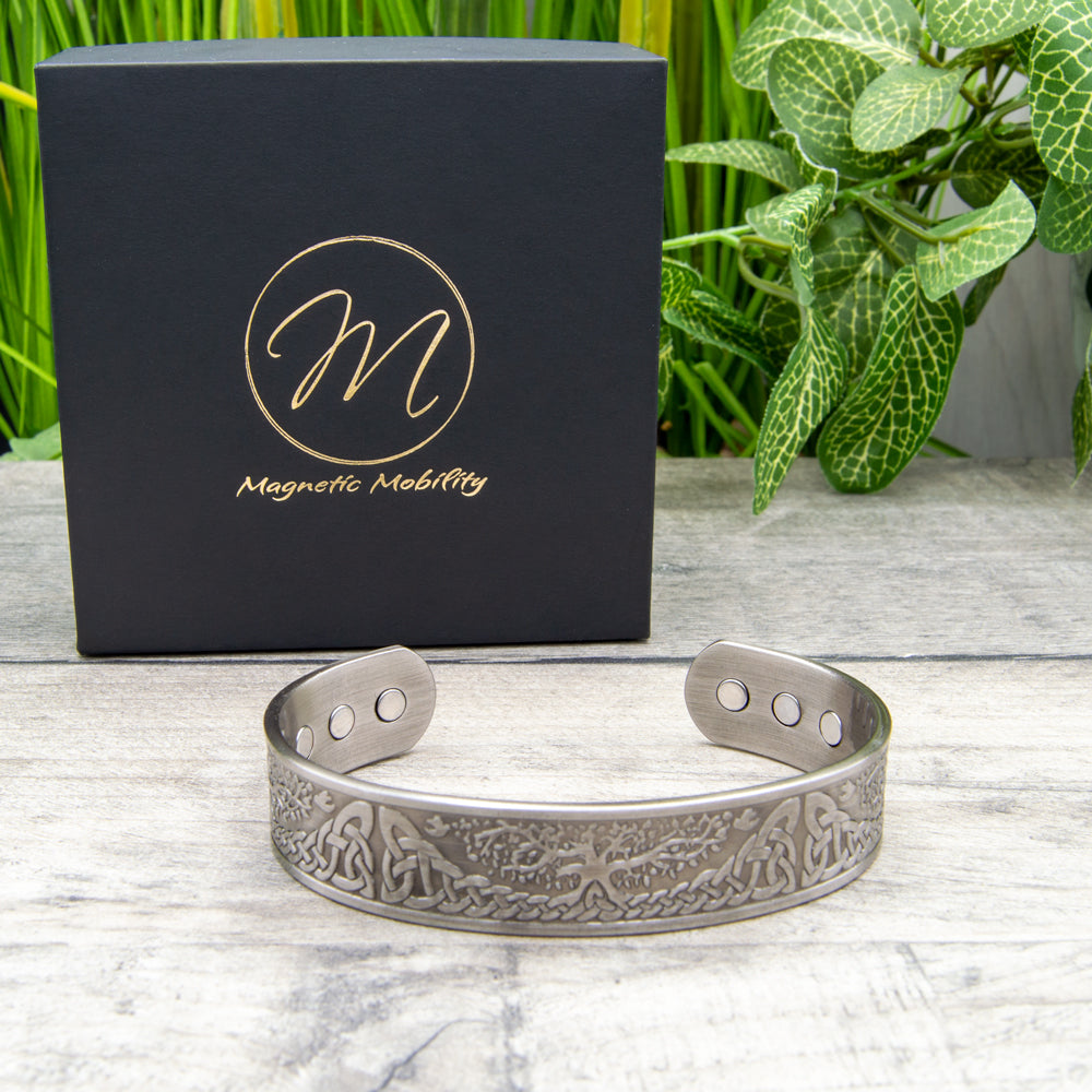 Magnetic Mobility Tree of Life Magnetic Copper Bracelet