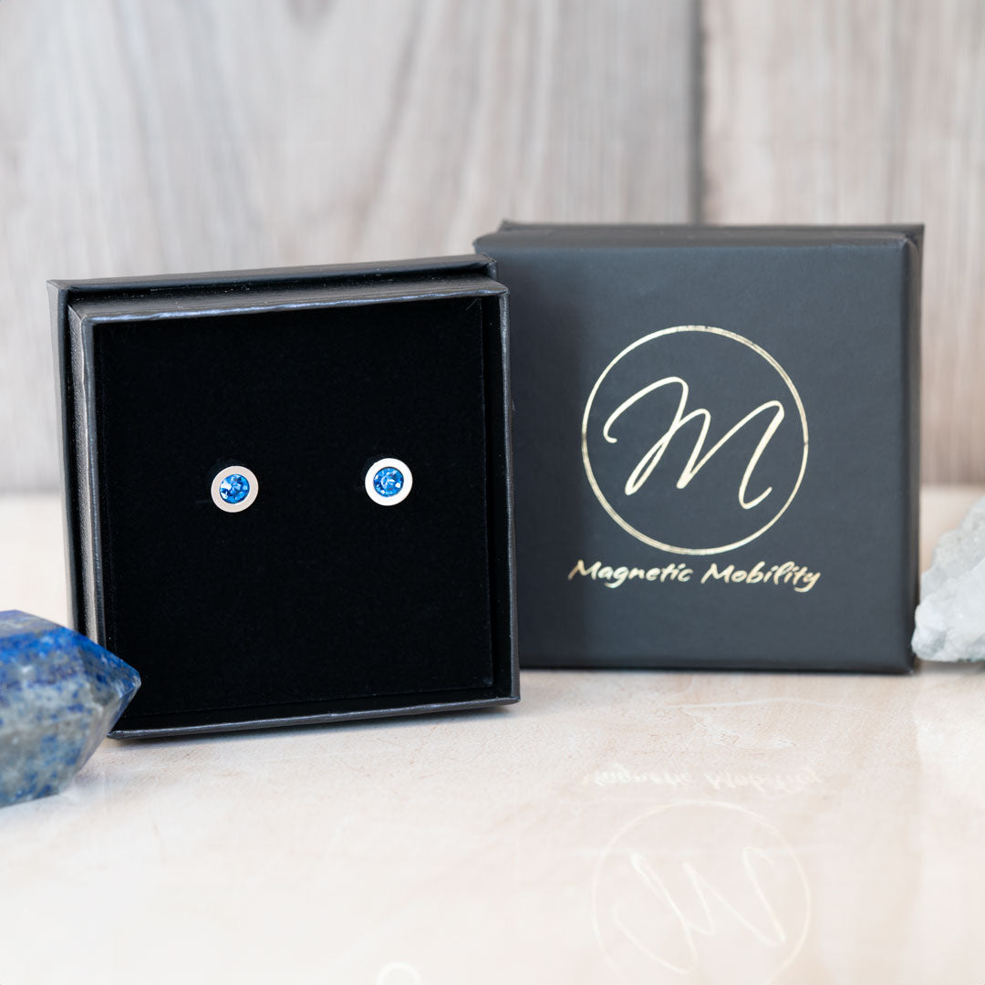 Magnetic Mobility Birthstone Magnetic Stud Earrings